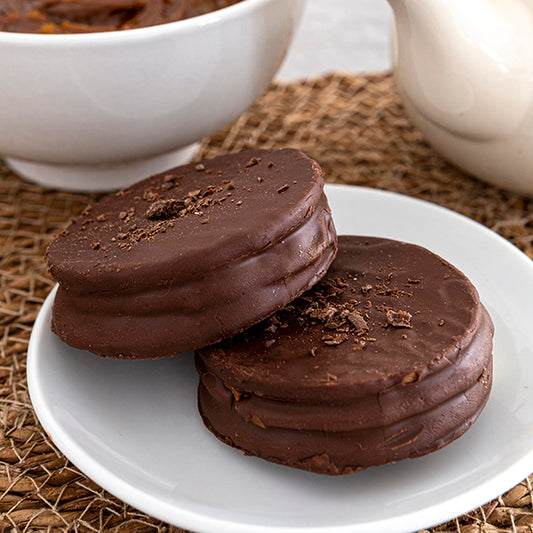 Alfajores de chocolate